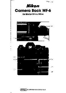 Nikon Backs - all manual. Camera Instructions.